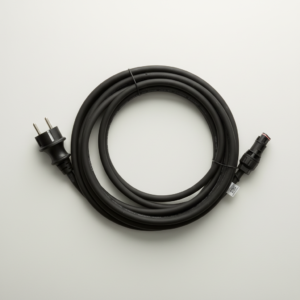 Câble secteur 10 m 2,5 mm² – Prise 2P+T pour micro-onduleur SOLAX